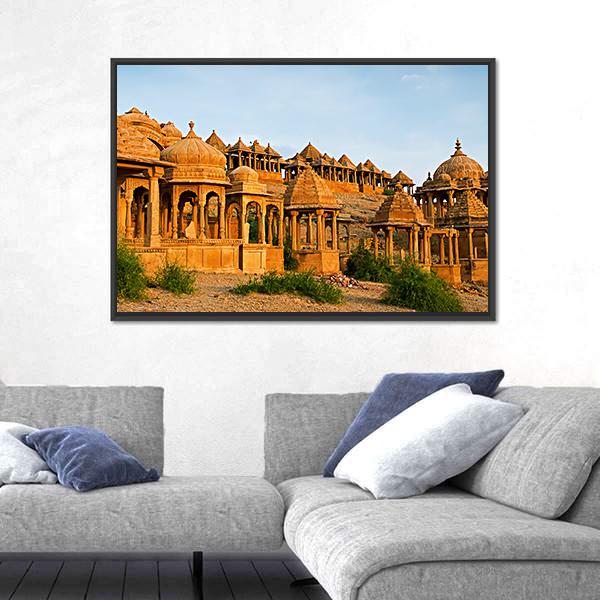 Royal Cenotaphs Of Historic Rulers Canvas Wall Art-1 Piece-Floating Frame-24" x 16"-Tiaracle