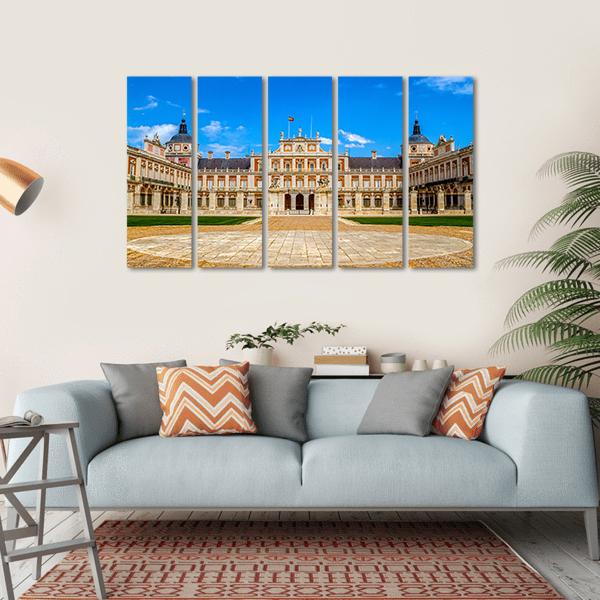 Royal Palace Of Aranjuez Canvas Wall Art-5 Horizontal-Gallery Wrap-22" x 12"-Tiaracle