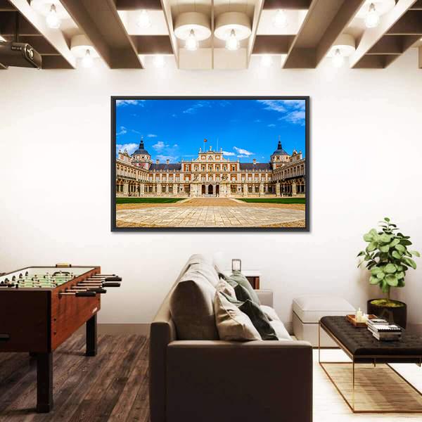 Royal Palace Of Aranjuez Canvas Wall Art-3 Horizontal-Gallery Wrap-25" x 16"-Tiaracle