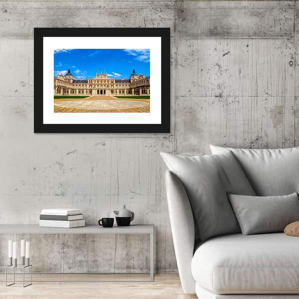 Royal Palace Of Aranjuez Canvas Wall Art-3 Horizontal-Gallery Wrap-25" x 16"-Tiaracle