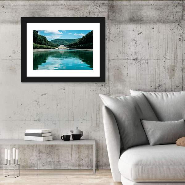 Royal Palace Of Caserta Canvas Wall Art-3 Horizontal-Gallery Wrap-25" x 16"-Tiaracle