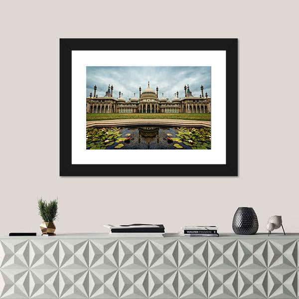 Royal Pavilion UK Canvas Wall Art-1 Piece-Framed Print-20" x 16"-Tiaracle