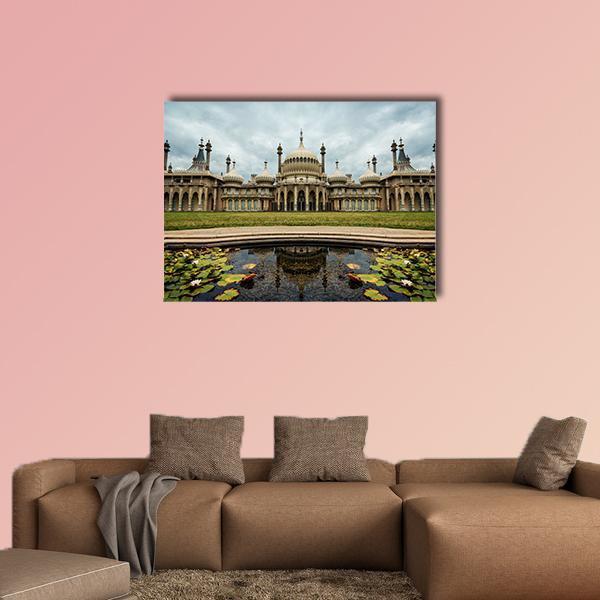 Royal Pavilion UK Canvas Wall Art-1 Piece-Gallery Wrap-48" x 32"-Tiaracle