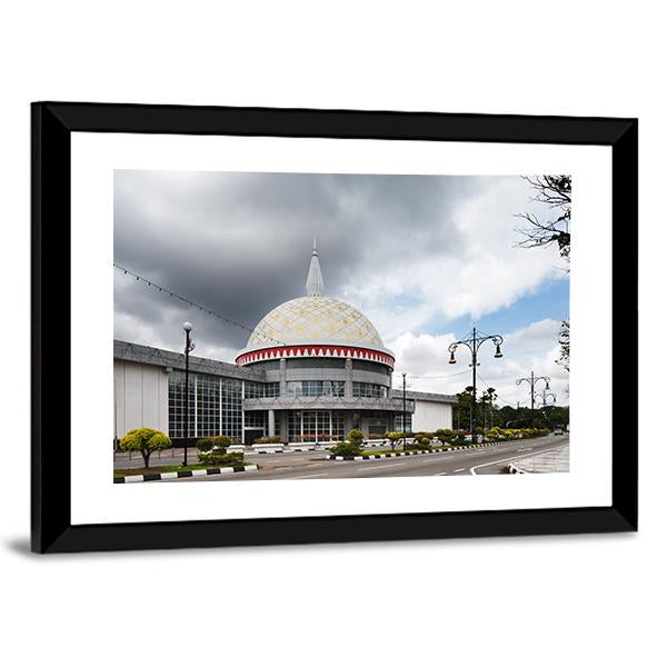 Royal Regalia Museum Of Brunei s Capital Canvas Wall Art-3 Horizontal-Gallery Wrap-25" x 16"-Tiaracle