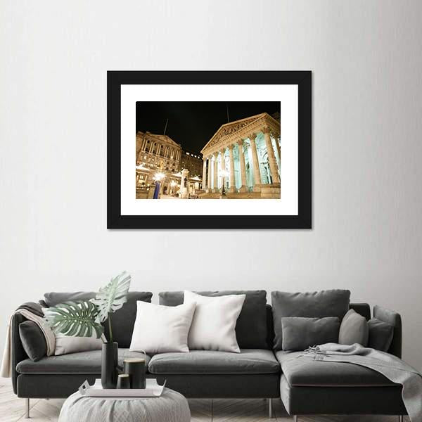 Royal Stock Exchange UK Canvas Wall Art-3 Horizontal-Gallery Wrap-25" x 16"-Tiaracle