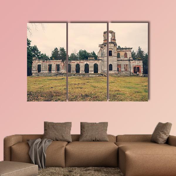 Ruins Of An Ancient Castle Tereshchenko Grod Canvas Wall Art-3 Horizontal-Gallery Wrap-37" x 24"-Tiaracle