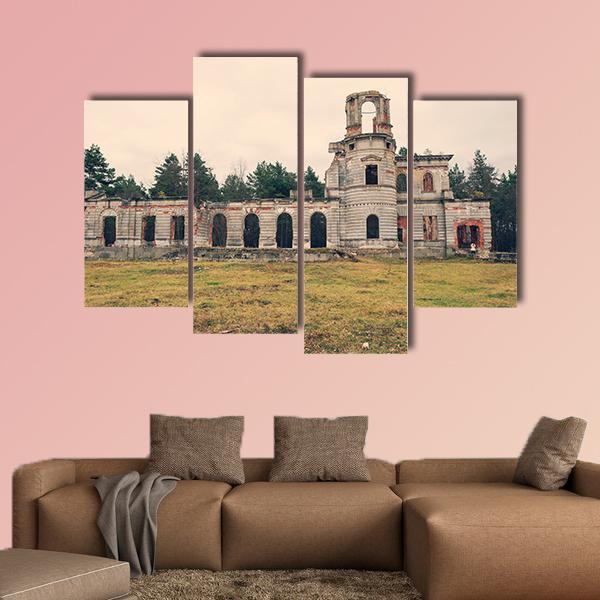 Ruins Of An Ancient Castle Tereshchenko Grod Canvas Wall Art-4 Pop-Gallery Wrap-50" x 32"-Tiaracle