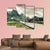 Rural Landscape With Road And Mountains Canvas Wall Art-4 Pop-Gallery Wrap-50" x 32"-Tiaracle