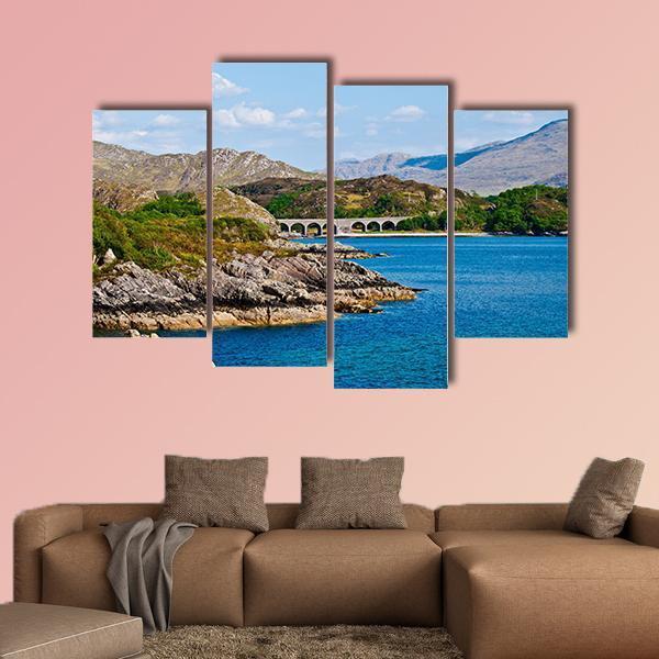 Rural Scenery In The Heart Of Scotland Canvas Wall Art-4 Pop-Gallery Wrap-50" x 32"-Tiaracle