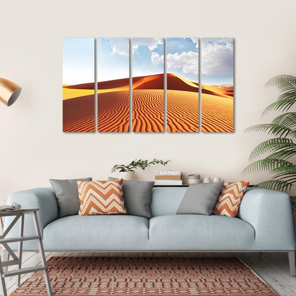 Sahara Desert Canvas Wall Art-5 Horizontal-Gallery Wrap-22" x 12"-Tiaracle