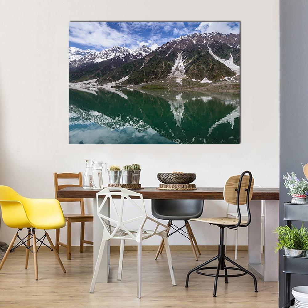 Saiful Malook Lake Kaghan Valley Pakistan Canvas Wall Art-4 Horizontal-Gallery Wrap-34" x 24"-Tiaracle