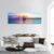 Sailing Boat At Sunset Panoramic Canvas Wall Art-1 Piece-36" x 12"-Tiaracle