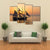 Sailing Ship At Sunset Canvas Wall Art-4 Pop-Gallery Wrap-50" x 32"-Tiaracle