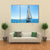 Sailing Ship Yachts With White Sails Canvas Wall Art-4 Pop-Gallery Wrap-50" x 32"-Tiaracle