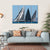 Sailing Ships Race In Mallorca Canvas Wall Art-4 Horizontal-Gallery Wrap-34" x 24"-Tiaracle