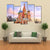Saint Basil's Cathedral In Red Square In Winter Canvas Wall Art-5 Pop-Gallery Wrap-47" x 32"-Tiaracle