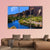 Salt River With Large Moon Canvas Wall Art-3 Horizontal-Gallery Wrap-37" x 24"-Tiaracle