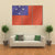 Samoa Flag Canvas Wall Art-3 Horizontal-Gallery Wrap-37" x 24"-Tiaracle