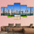 San Diego City View From The Park Canvas Wall Art-5 Star-Gallery Wrap-62" x 32"-Tiaracle