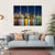 San Diego Skyline From Centennial Park Canvas Wall Art-4 Horizontal-Gallery Wrap-34" x 24"-Tiaracle