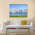 San Diego Skyline View From Coronado Island Canvas Wall Art-4 Horizontal-Gallery Wrap-34" x 24"-Tiaracle