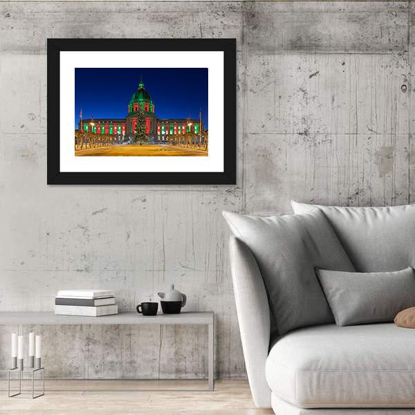 San Francisco City Hall Canvas Wall Art-5 Horizontal-Gallery Wrap-22" x 12"-Tiaracle