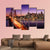 San Francisco Skyline And Bay Bridge At Sunset Canvas Wall Art-3 Horizontal-Gallery Wrap-37" x 24"-Tiaracle