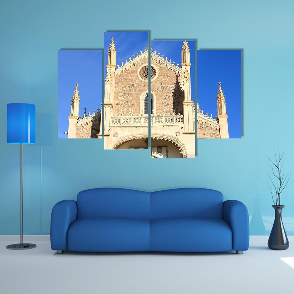 San Jeronimo Church In Madrid Canvas Wall Art-4 Pop-Gallery Wrap-50" x 32"-Tiaracle
