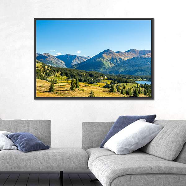 San Juan Sky Way Canvas Wall Art-1 Piece-Floating Frame-24" x 16"-Tiaracle