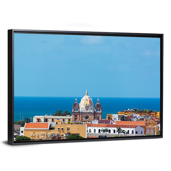 San Pedro Claver Church Canvas Wall Art-3 Horizontal-Gallery Wrap-25" x 16"-Tiaracle