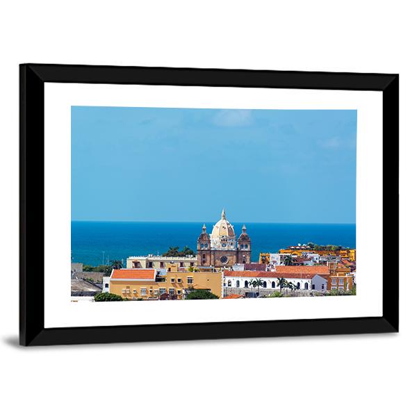 San Pedro Claver Church Canvas Wall Art-3 Horizontal-Gallery Wrap-25" x 16"-Tiaracle