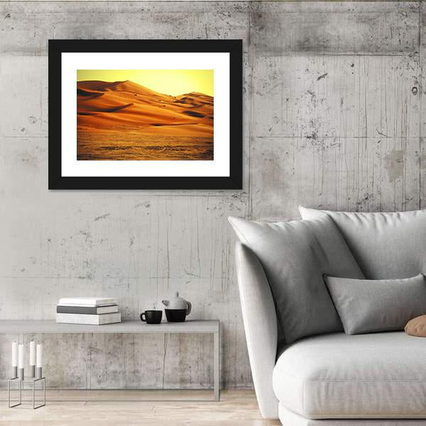 Sand Dune Formations Canvas Wall Art-3 Horizontal-Gallery Wrap-25&quot; x 16&quot;-Tiaracle