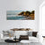 Sandy Beach With Rocks At Sunrise Panoramic Canvas Wall Art-1 Piece-36" x 12"-Tiaracle