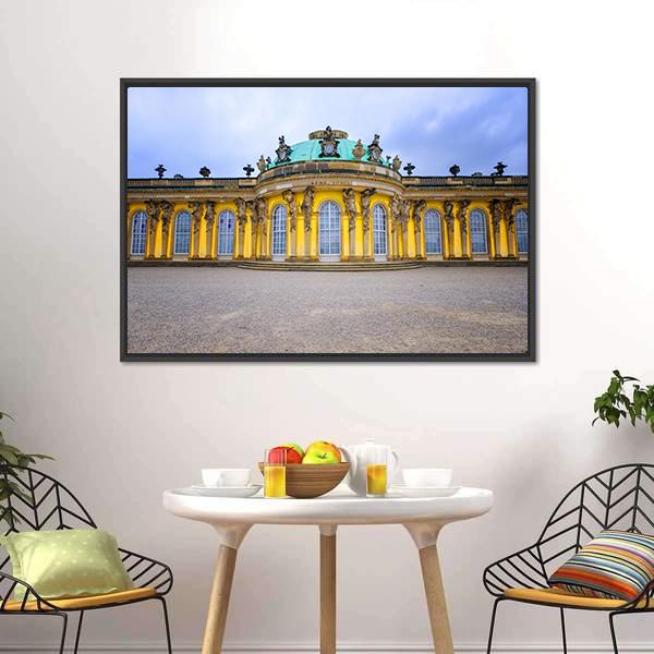 Sans Souci Palace Canvas Wall Art-3 Horizontal-Gallery Wrap-25" x 16"-Tiaracle