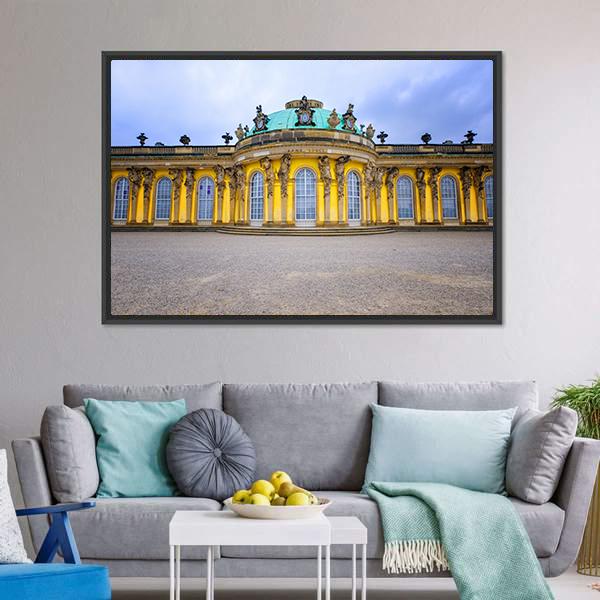 Sans Souci Palace Canvas Wall Art-3 Horizontal-Gallery Wrap-25" x 16"-Tiaracle