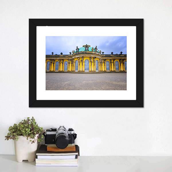 Sans Souci Palace Canvas Wall Art-1 Piece-Framed Print-20" x 16"-Tiaracle