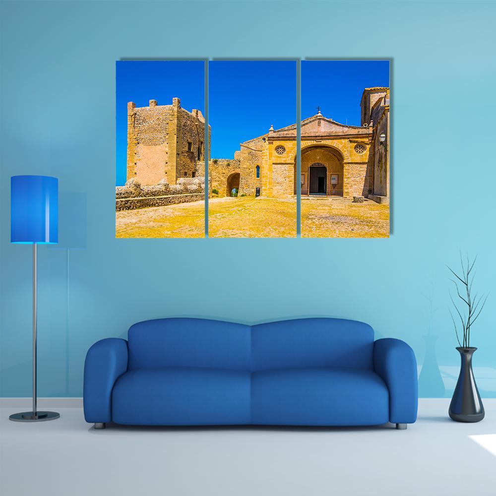 Santuari Del Puig De Maria At Mallorca Canvas Wall Art-3 Horizontal-Gallery Wrap-37" x 24"-Tiaracle