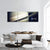 Saturn With Its Rings Panoramic Canvas Wall Art-3 Piece-25" x 08"-Tiaracle