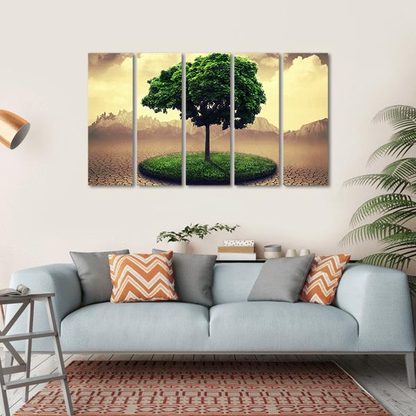 Save The Earth Canvas Wall Art-5 Horizontal-Small-Gallery Wrap-Tiaracle