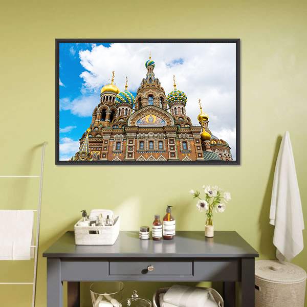 Savior On Spilled Blood Canvas Wall Art-1 Piece-Floating Frame-24" x 16"-Tiaracle