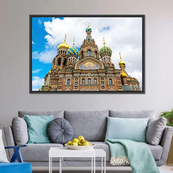 Savior On Spilled Blood Canvas Wall Art-3 Horizontal-Gallery Wrap-25" x 16"-Tiaracle
