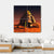 Scene Of The Astronaut On Mars Canvas Wall Art-4 Square-Gallery Wrap-17" x 17"-Tiaracle