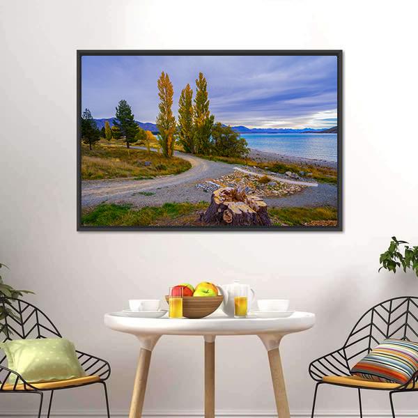 Scenery Of New Zealand Canvas Wall Art-3 Horizontal-Gallery Wrap-25" x 16"-Tiaracle