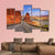 Scenic Desert Drive Canvas Wall Art-5 Pop-Gallery Wrap-47" x 32"-Tiaracle