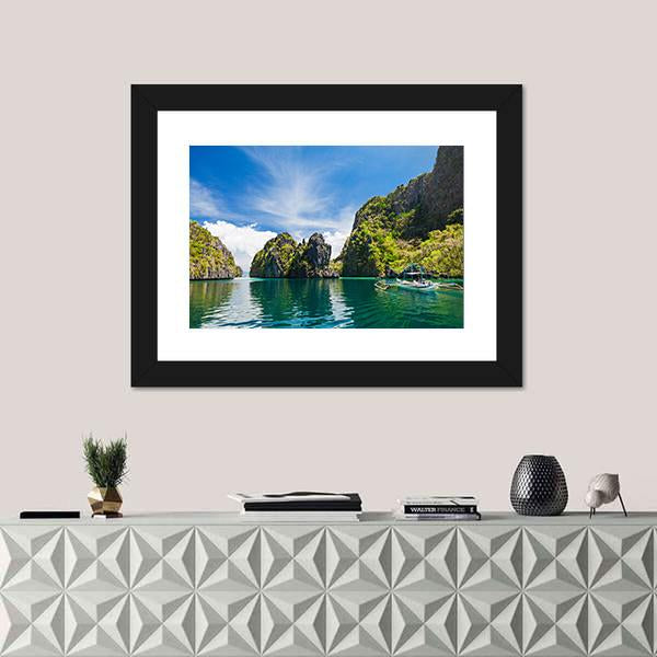 Scenic Filipino Island Canvas Wall Art-3 Horizontal-Gallery Wrap-25&quot; x 16&quot;-Tiaracle