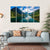 Scenic Geiranger Fjord In Norway Canvas Wall Art-5 Horizontal-Gallery Wrap-22" x 12"-Tiaracle