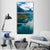 Scenic Geiranger Fjord In Norway Vertical Canvas Wall Art-1 Vertical-Gallery Wrap-12" x 24"-Tiaracle