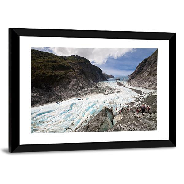 Scenic Landscape At Franz Josef Glacier Canvas Wall Art-3 Horizontal-Gallery Wrap-25" x 16"-Tiaracle