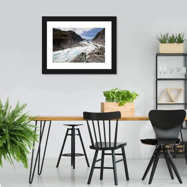 Scenic Landscape At Franz Josef Glacier Canvas Wall Art-3 Horizontal-Gallery Wrap-25" x 16"-Tiaracle