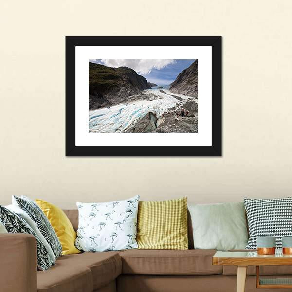 Scenic Landscape At Franz Josef Glacier Canvas Wall Art-3 Horizontal-Gallery Wrap-25" x 16"-Tiaracle